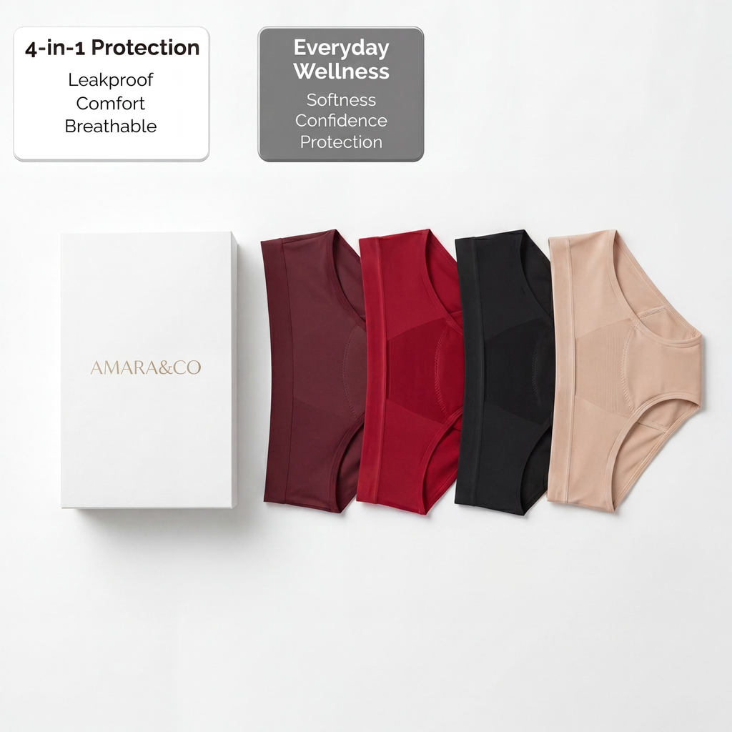 Culottes menstruelles anti-fuite lot de 4